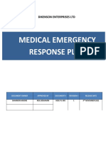 Medical Emergency Response Plan