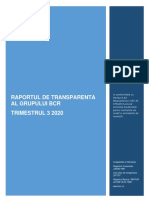 Raport Transparenta Q3 2020