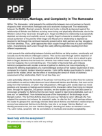 Relationships Marriage and Complexity in the Namesake