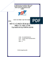 Luận Văn - mô Tả Và Phân Tích Quy Trình Phục Vụ Tiệc Cưới Tại Khách Sạn Đông Kinh - 725554