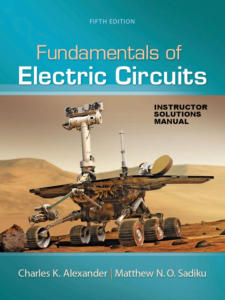 Sadiku 5th Edition Solution PDF Series And Parallel Circuits