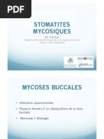 Stomatites Mycosiques