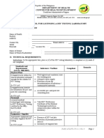 Department of Health Center For Health Development: I. Facility Information