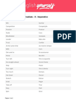 Vocabulary Pre-Intermediate - 9 - Imperativo: Página 1 de 2