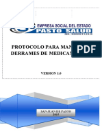 Protocolo de Manejo Del Kit de Derrame de Fluidos