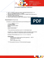 CS126-8L: Computer Programming 1 (Laboratory) : Directions