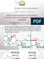 Aplicación Método Científico en Eventos de La Vida Diaria, Diagrama Cuerpo Libre