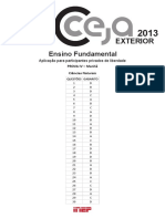 Gabarito Encceja 2013 Exterior Fundamental PPL