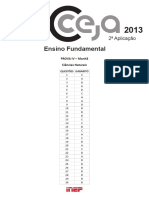 Gabarito Encceja 2013 Brasil Fundamental PPL