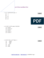 Category 6 Power and Root Test: 1. If, Then (A) 5 (B) 9 (C) 10 (D) 15 (E) 25