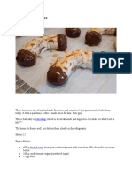 Recipe - Almond Horns Cookies