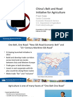 Chinas Belt and Road Initiative For Agriculture (Gale)