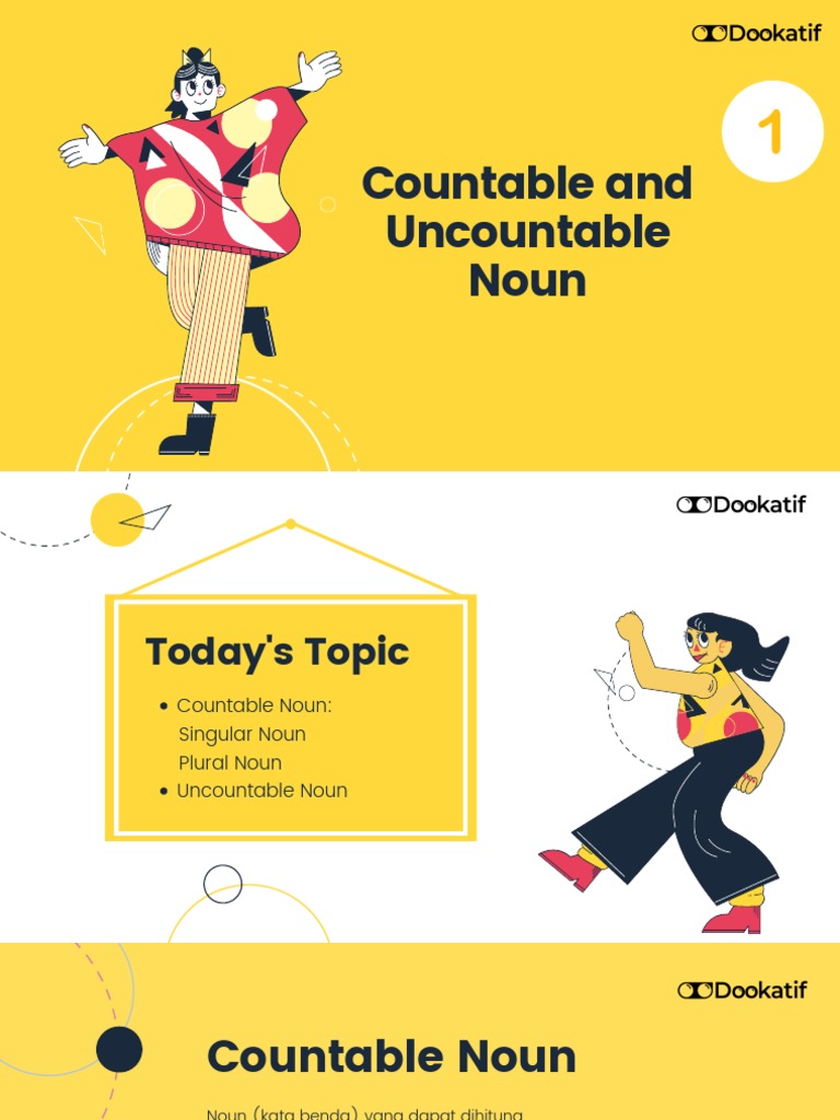 Countable & Uncountable Noun (1) Material Only PDF