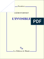 LInvisible by Rosset, Clément