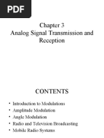 Analog Signal Transmission and Reception