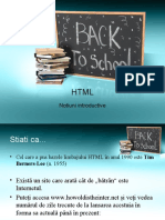 HTML Lecția