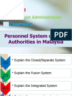 Local Govt Administration: Personnel System of Local Authorities in Malaysia