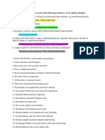 Identify verb types in sentences