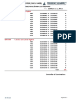 Summary Report Coursewise 10.00am To 11.30am