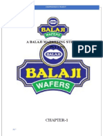 A Balaji Marketing Strategy PVT - LTD: Chapter-1