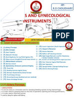 Obstetrics and Gynecological Instruments
