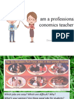 I Am A Professional Economics Teacher!: Describing Jobs