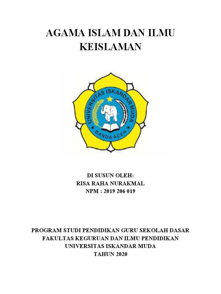 Agama Islam Dan Ilmu Keislaman Pdf