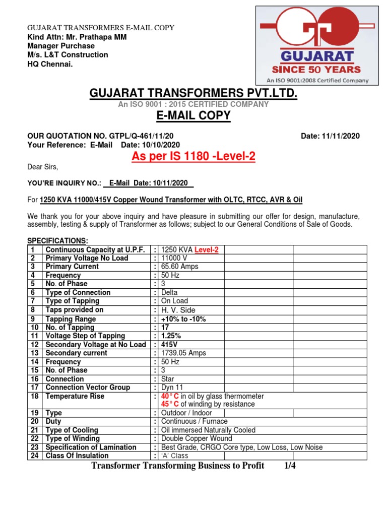 gujarat-transformers-pvt-ltd-e-mail-copy-as-per-is-1180-level-2