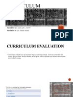 Curriculum Evaluation ppt
