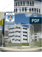Universidad Peruana Los Andes: Facultada de Ingeniería Carrera Profesional de Ingeníeria Civil