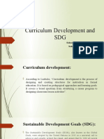 Curriculum Development and SDG