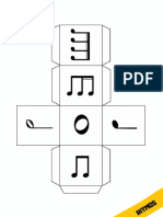 Dado Musical Imprimir Ritmos - PDF