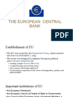 The Role of the European Central Bank (ECB