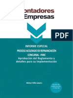 Procedimiento Acelerado Refinanciacion Concursal Detalles Implementación (Actualizado Al 15.06.20)