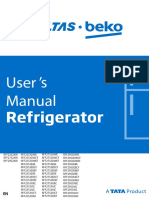 User 'S Manual: Refrigerator