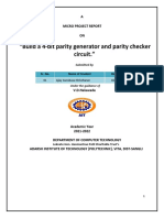 Build A 4-Bit Parity Generator and Parity Checker Circuit.