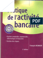 Pratique de L'activité Bancaire - François DESMICHT - 2 Éme Édition DUNOD