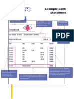 UKVI Student Visa Example Bank Statement