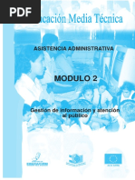 ASISTENCIA ADMINISTRATIVA MODULO 2. Gestión de Información y Atención Al Público