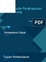 Metode Penghapusan Piutang