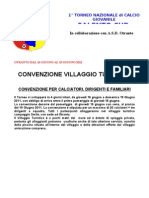 Convenzione Villaggio Turistico