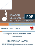 Sejarah Gp Pasca Proklamasi