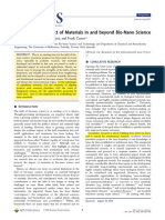 Increasing The Impact of Materials in and Beyond Bio-Nano Science