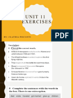 Unit 11 - Grammar Exercises
