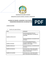 Acordos de Isenção Supressão e Facilitação de Vistos Passaportes Diplomaticos