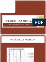 Diseño de Losa Aligerada