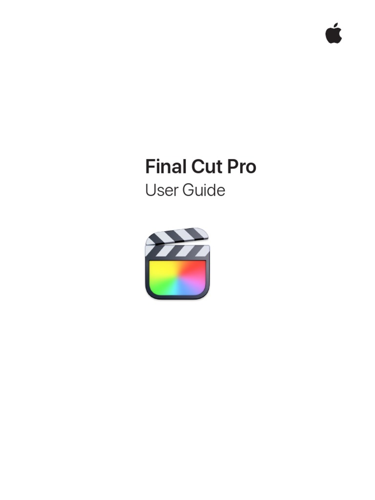 Final Cut Pro User Guide PDF Mac Os Video