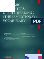 Academic Encounters U1, Ch1, R2 Vocab PP