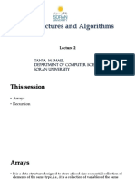 Data Structures and Algorithms: Tanya M Smael Department of Computer Science Soran University