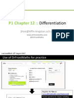 P1 Chapter 12::: Differentiation